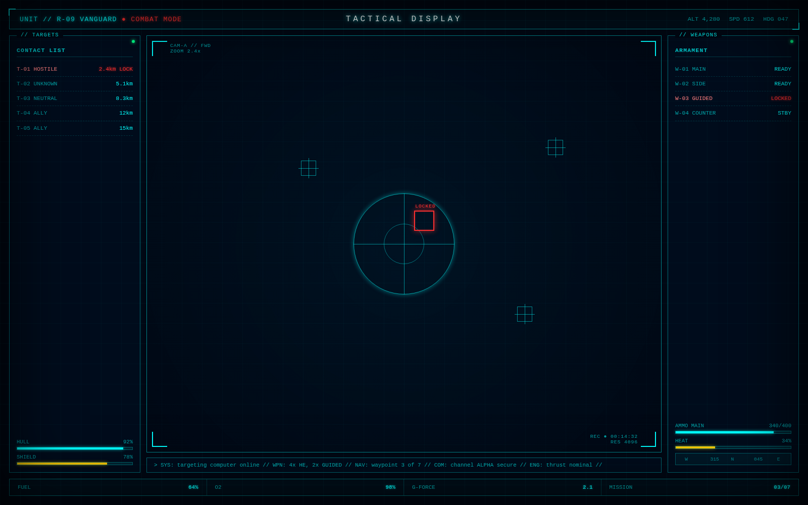 HUD / Sci-Fi FUI 科幻全息界面 style preview